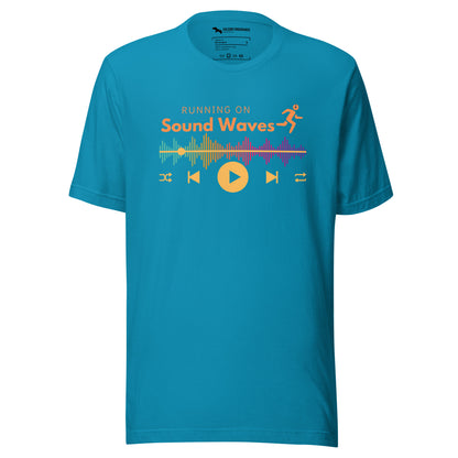 "Sound Waves" Unisex short sleeve t-shirt