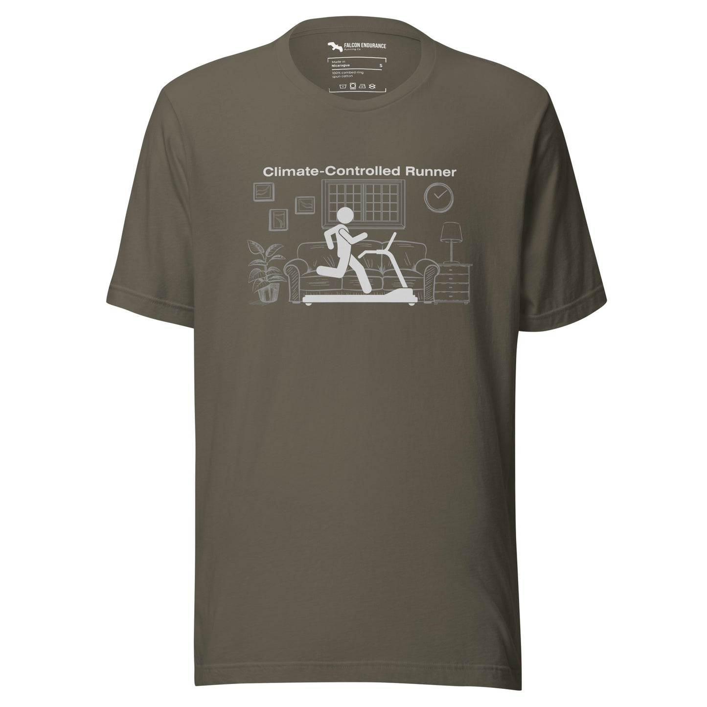 "Climate-Controlled Runner" Unisex short sleeve t-shirt