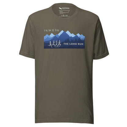 "The Long Run" Unisex short sleeve t-shirt