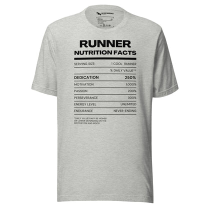 "Nutrition Facts" Unisex short sleeve t-shirt