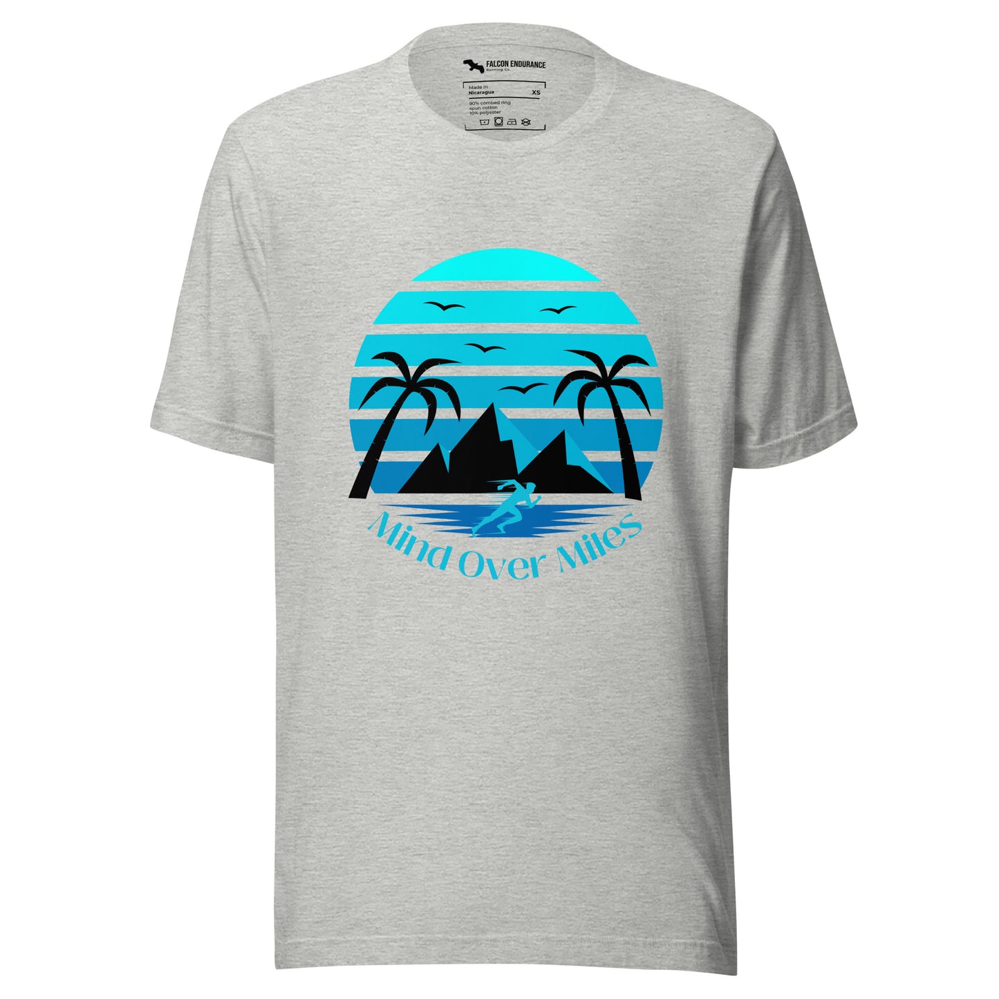 "Mind Over Miles" Unisex short sleeve t-shirt