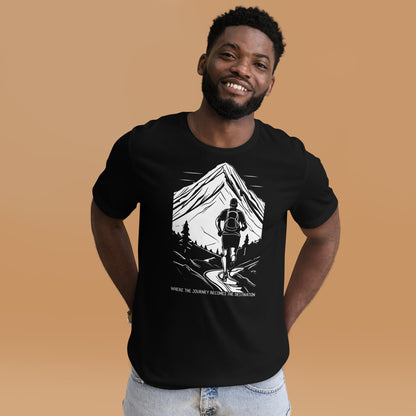 "The Destination" Unisex short sleeve t-shirt