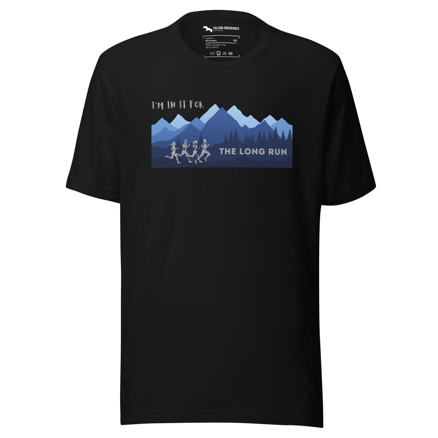 "The Long Run" Unisex short sleeve t-shirt