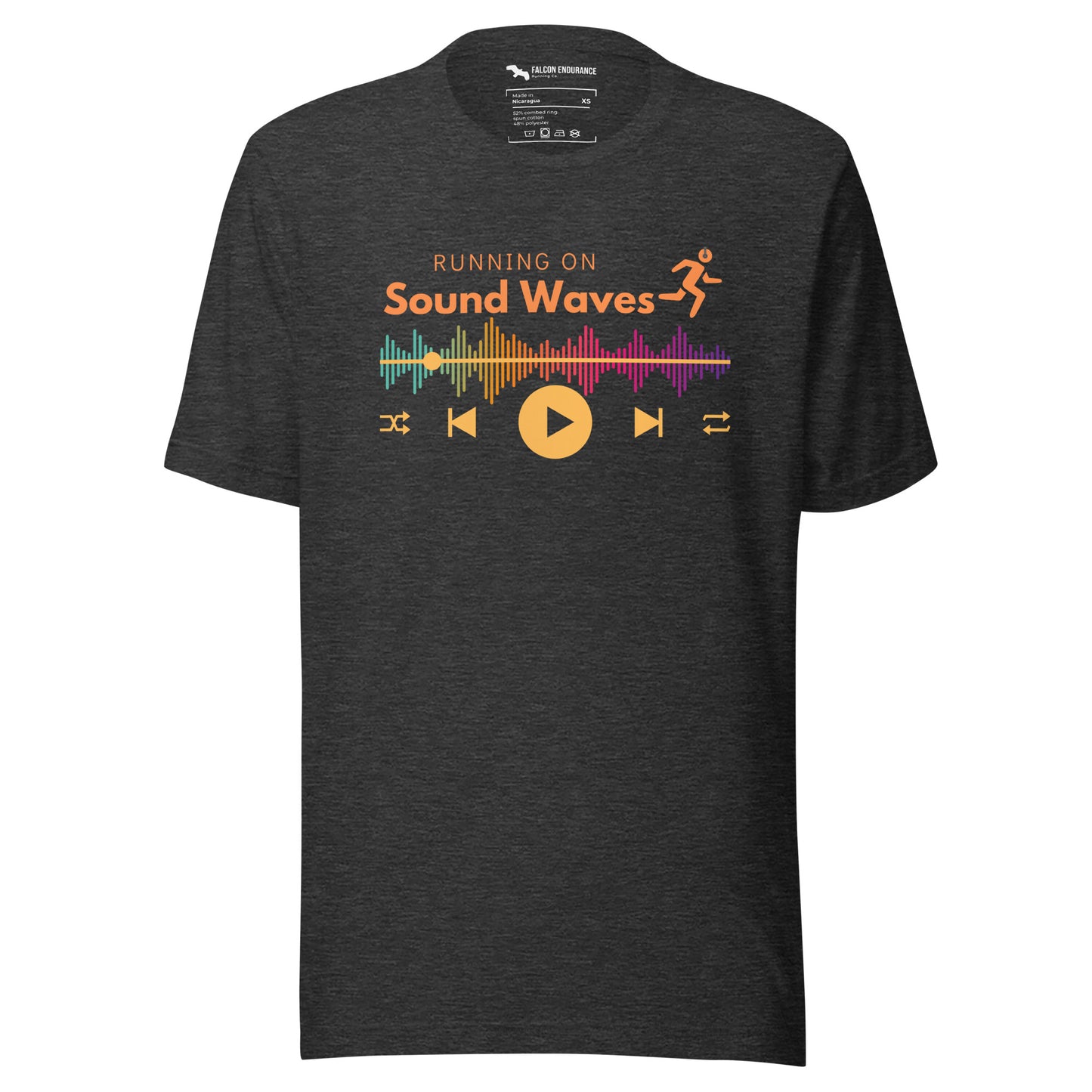 "Sound Waves" Unisex short sleeve t-shirt