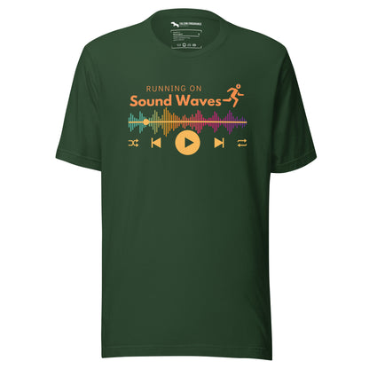 "Sound Waves" Unisex short sleeve t-shirt