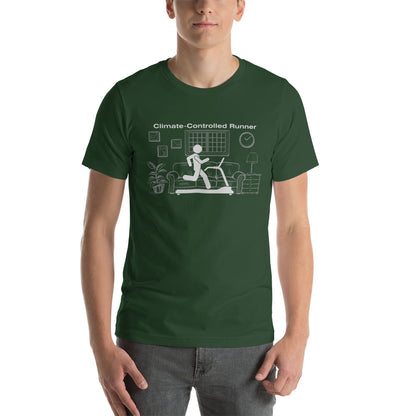 "Climate-Controlled Runner" Unisex short sleeve t-shirt