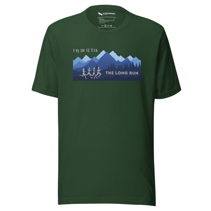 "The Long Run" Unisex short sleeve t-shirt