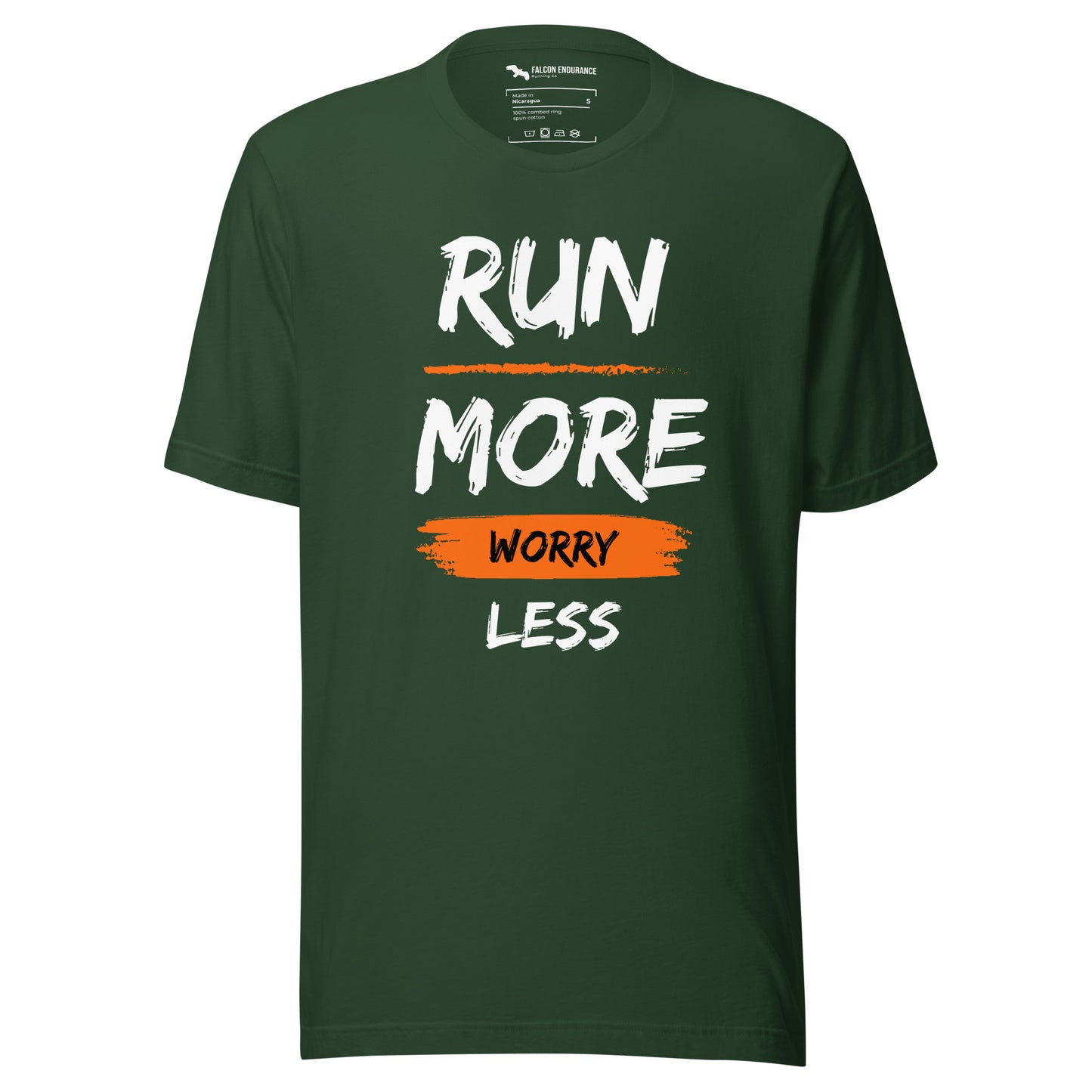 "Run More" Unisex short sleeve t-shirt