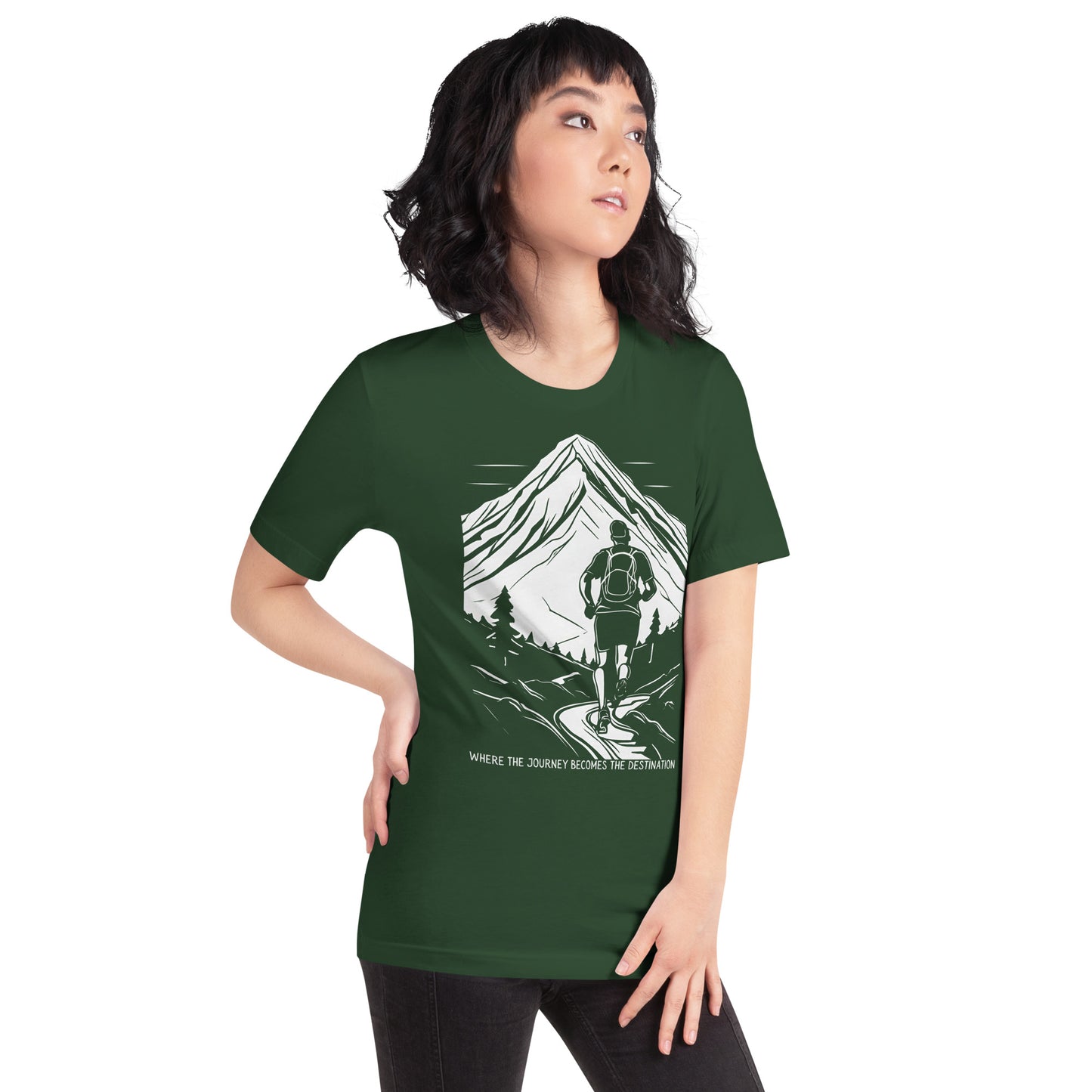 "The Destination" Unisex short sleeve t-shirt