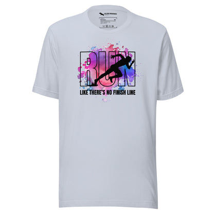 "No Finish Line" Unisex short sleeve t-shirt