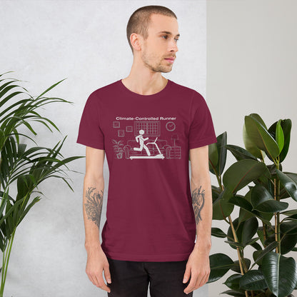 "Climate-Controlled Runner" Unisex short sleeve t-shirt