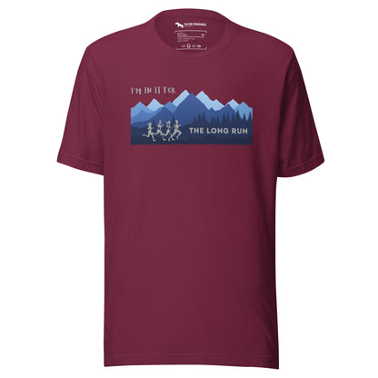 "The Long Run" Unisex short sleeve t-shirt