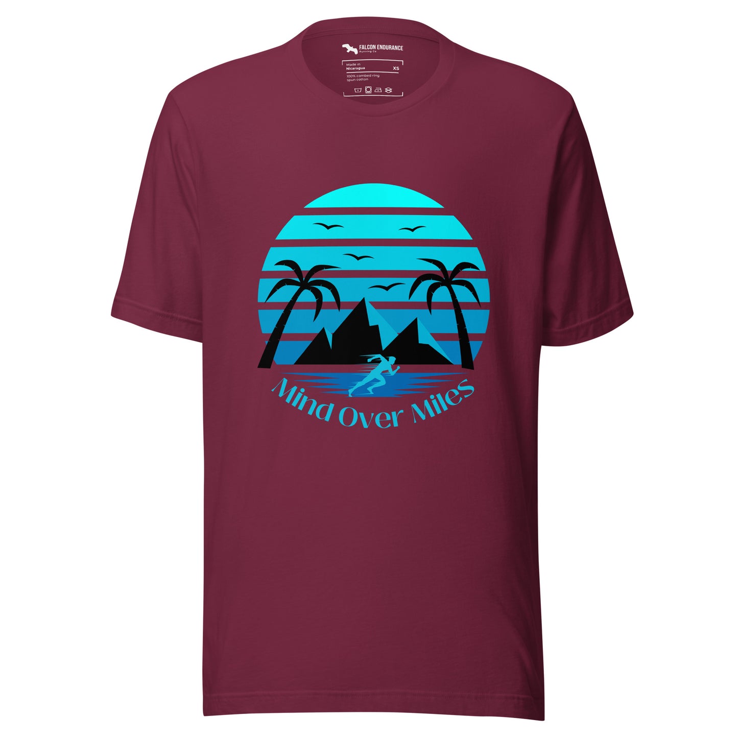 "Mind Over Miles" Unisex short sleeve t-shirt