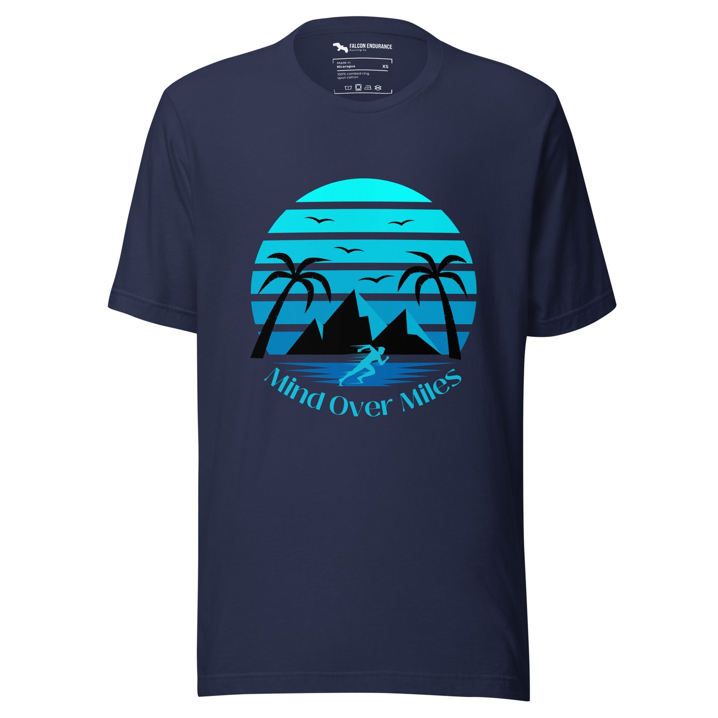 "Mind Over Miles" Unisex short sleeve t-shirt