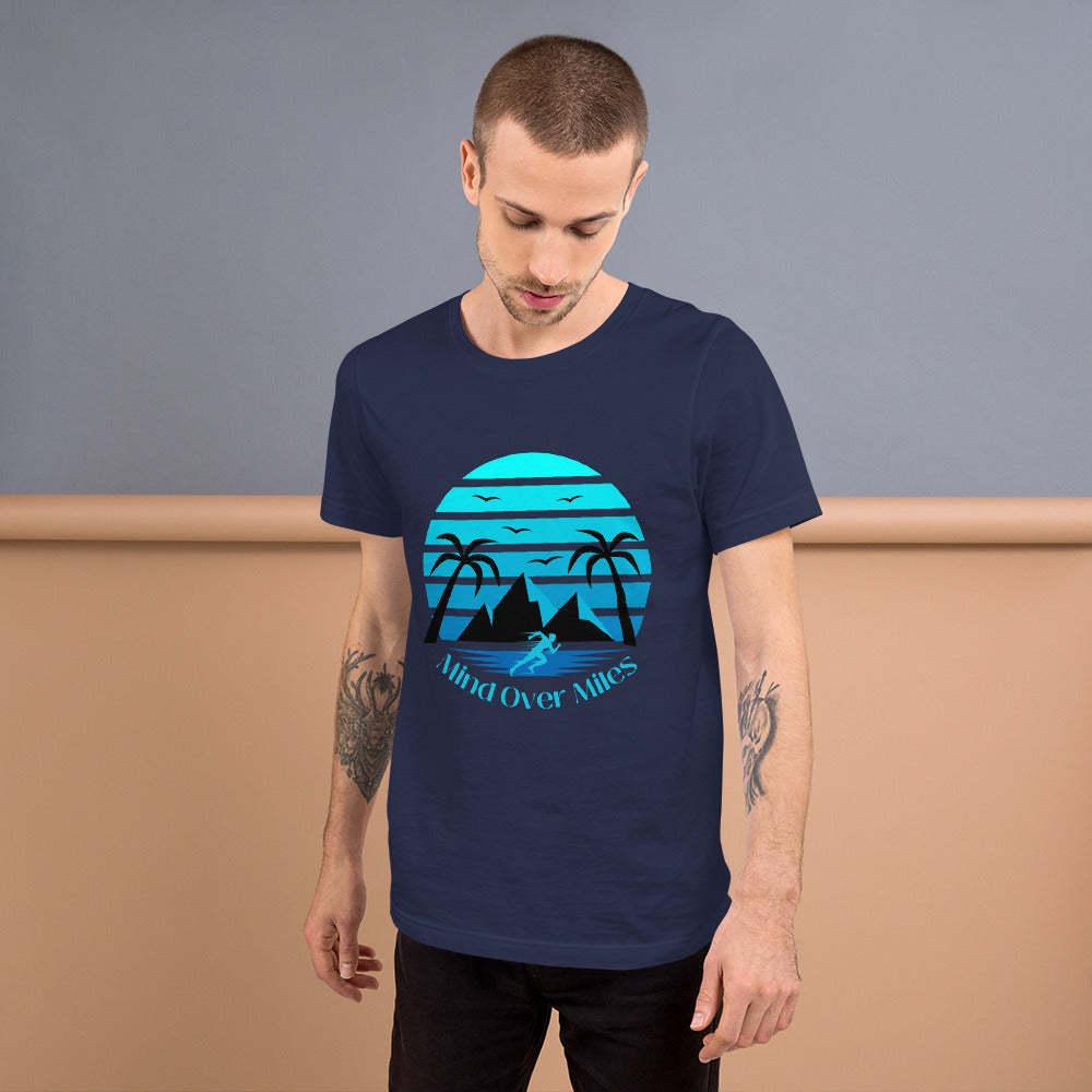 "Mind Over Miles" Unisex short sleeve t-shirt