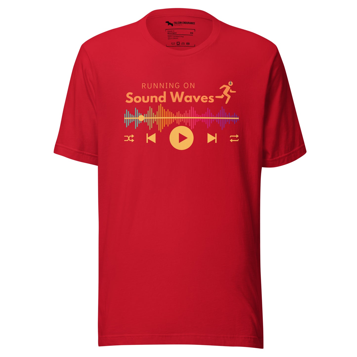 "Sound Waves" Unisex short sleeve t-shirt