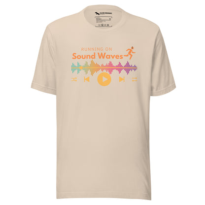 "Sound Waves" Unisex short sleeve t-shirt