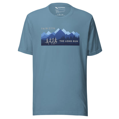 "The Long Run" Unisex short sleeve t-shirt