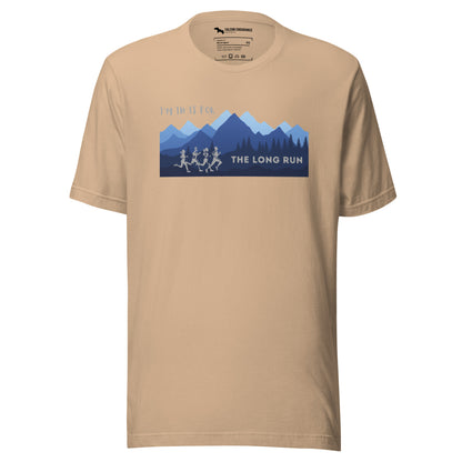 "The Long Run" Unisex short sleeve t-shirt