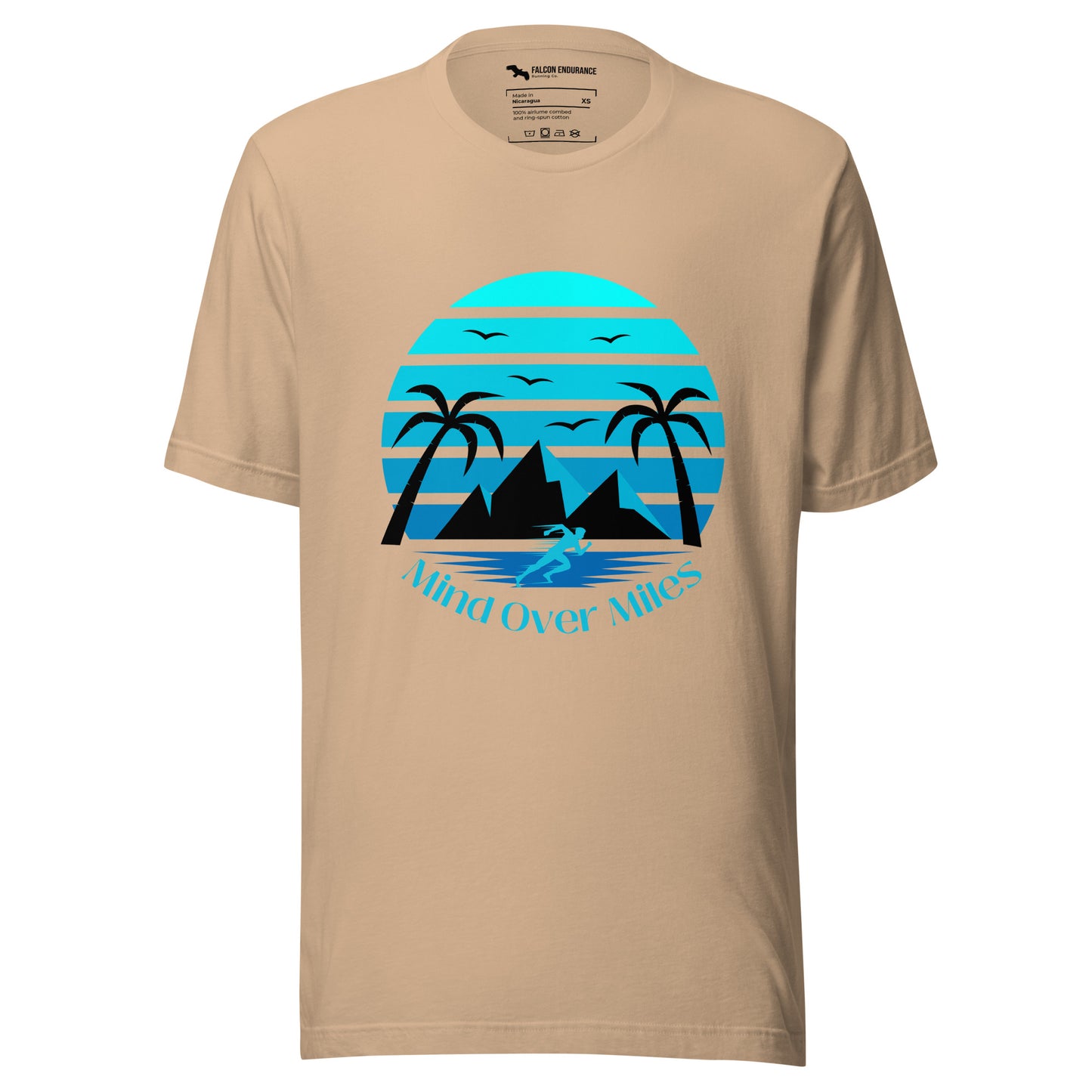 "Mind Over Miles" Unisex short sleeve t-shirt