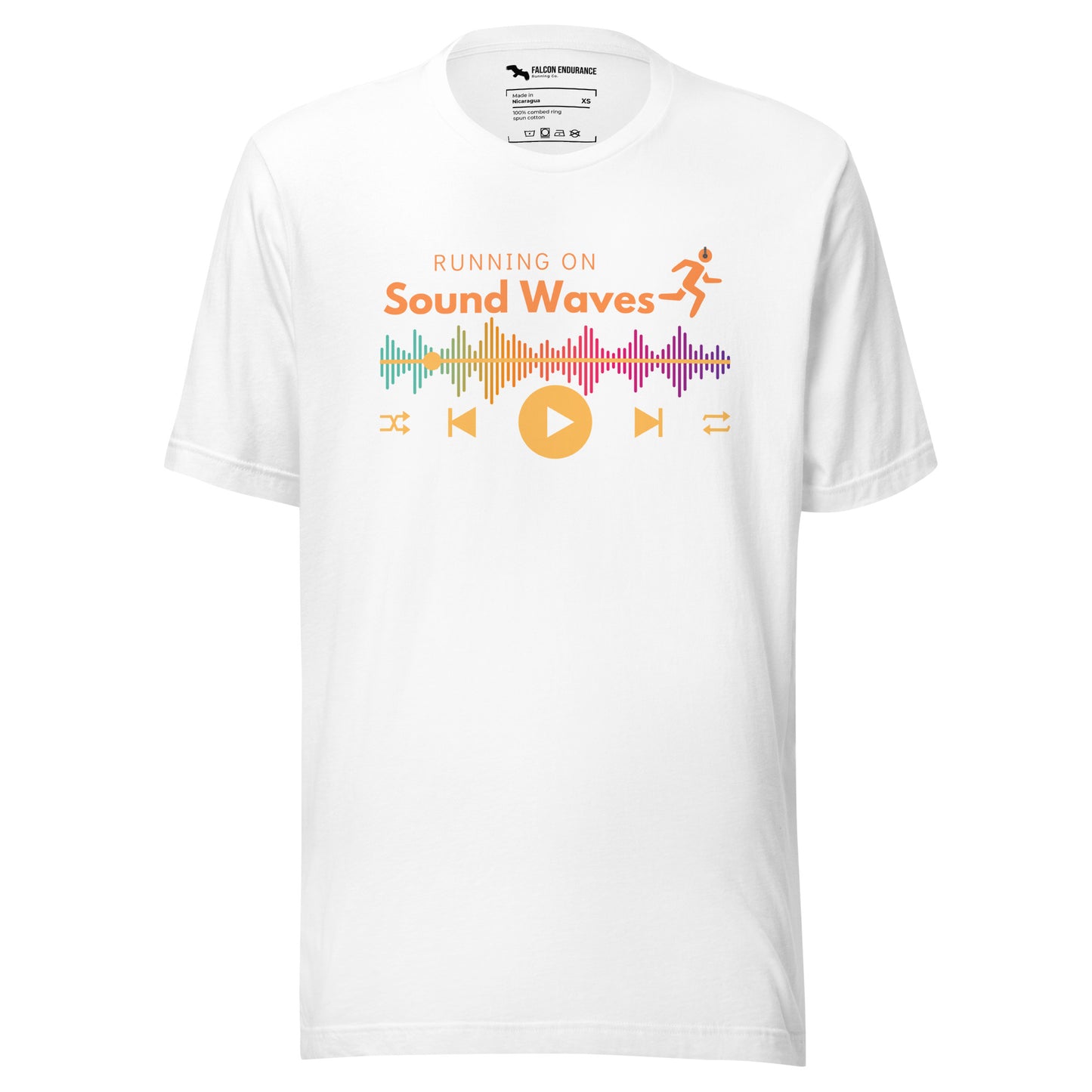 "Sound Waves" Unisex short sleeve t-shirt